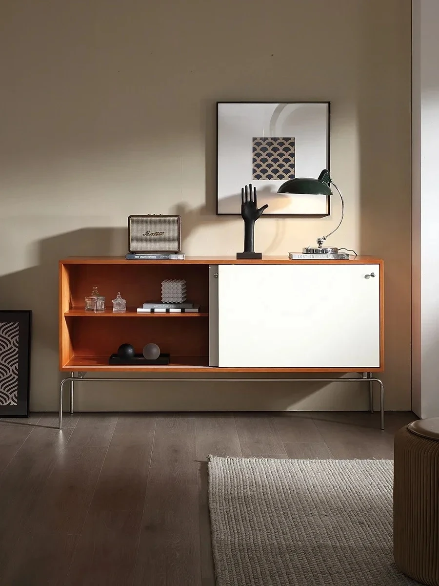 

Средневековая столовая, шкафчик из массива дерева из нержавеющей стали, гостиная, ретро-столовая, боковой шкаф, встроенный шкаф у стены