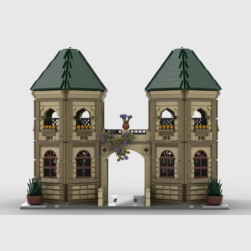 3531PCS MOC Movie Street Scene Model Building Blocks Medieval House Modular DIY Assembly Children's Toy Boy Birthday Gift Set