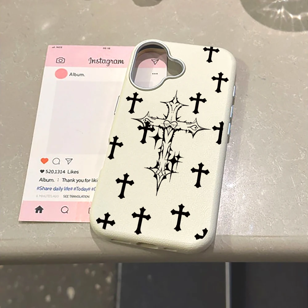Cross Christian Case For IPhone 16 17 13 Pro Max Cases Phone 11 12 13 ProMax 14 15 Plus Case XS XR Shockproof Leather Drop Funda - view 6