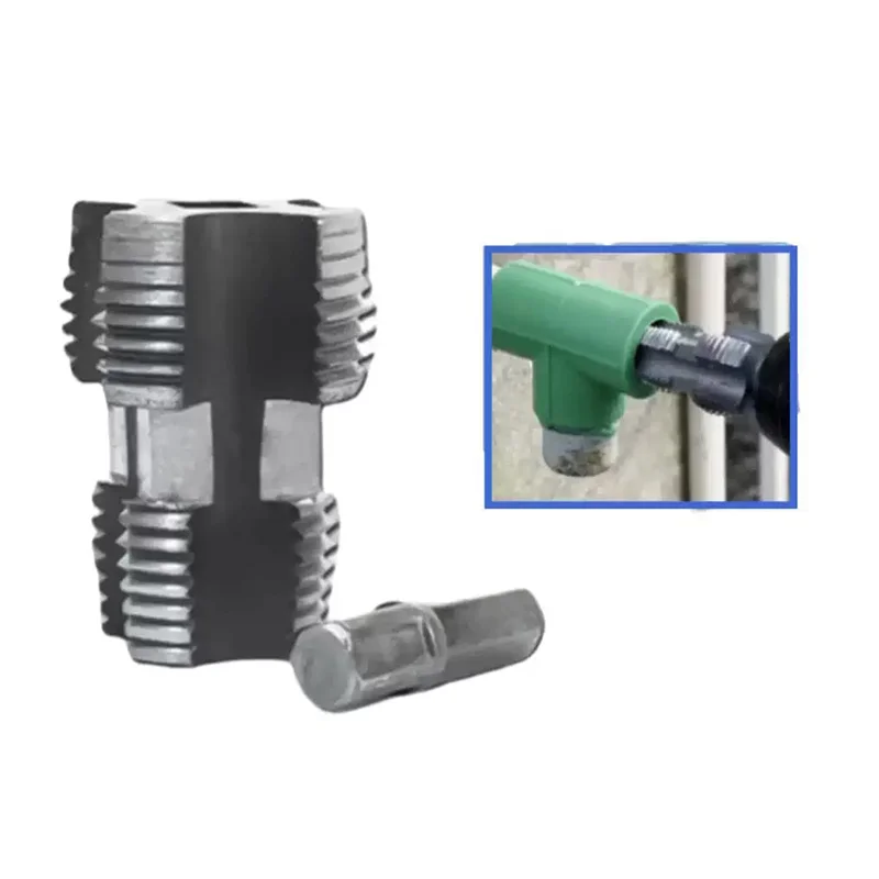 

4/6 Points Pvc Pipe Threader Kit Internal/External Thread Fast Thread Tap PPR Water Pipe Opener Tap Waterpipe Tapping Tool