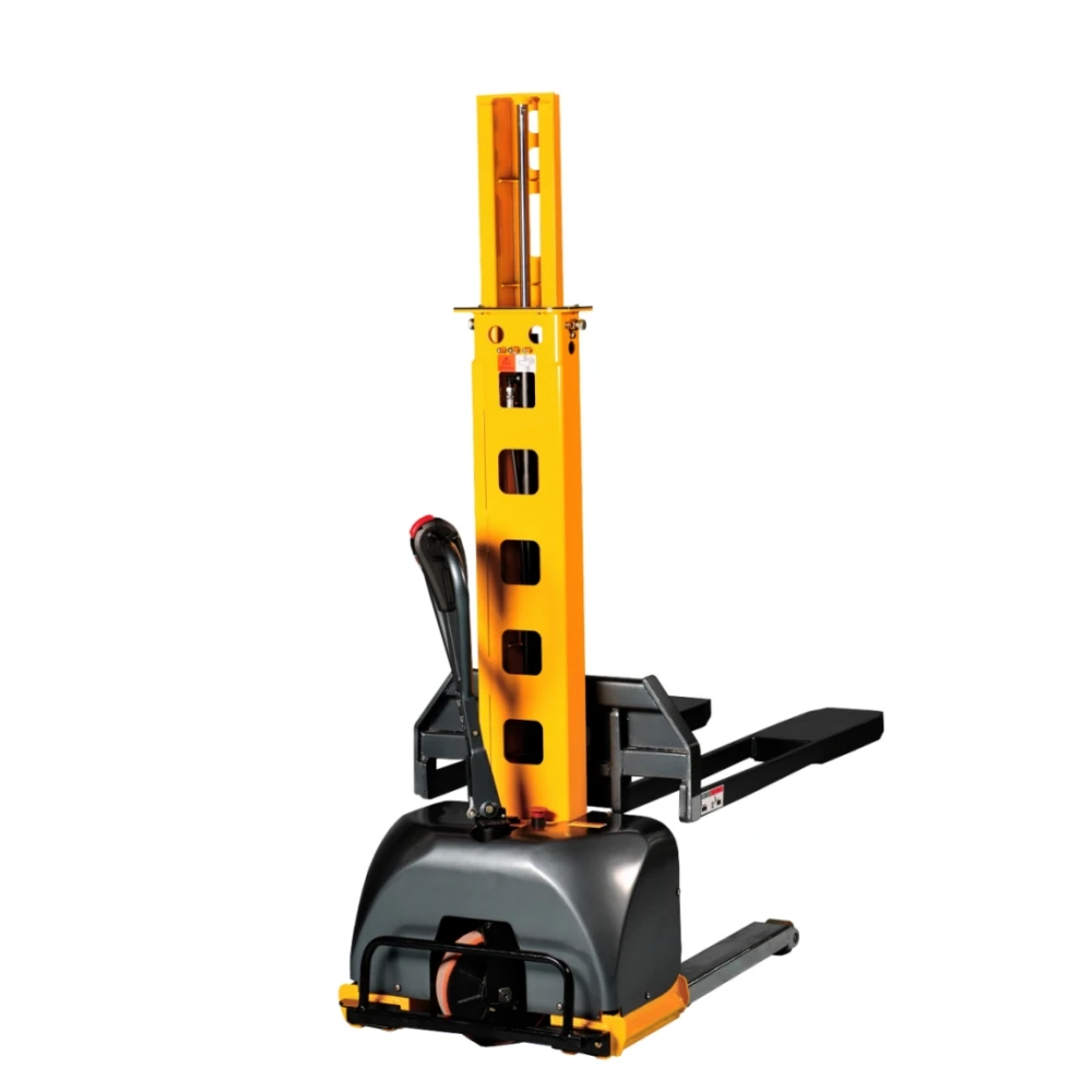 

Electric Self Loading Stacker 500kg 1000kg 1ton For Box Truck Full Pallet Portable Forklift Lifting