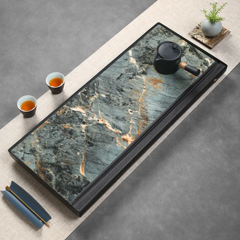 ^Luxury Serving Tea Tray Rectangle Hospitality Living Room Decorative Table Tea Tray Accessories Ceremony Bandejas Home Products
