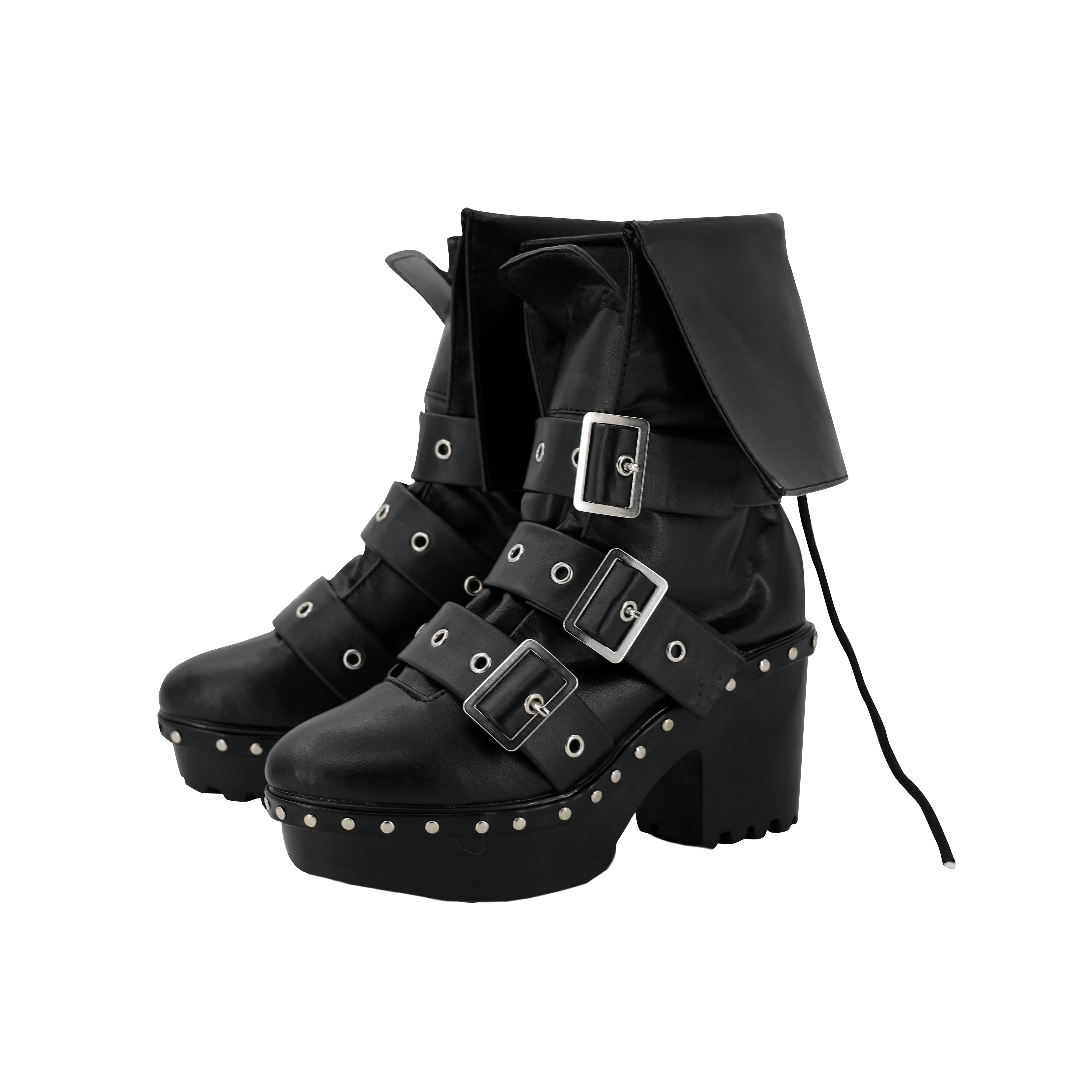 Anime Game NIKKE The Goddess of Victory Yuni Cosplay Shoes Female Cosplay PU Boots Halloween Cosplay Prop Custom Made