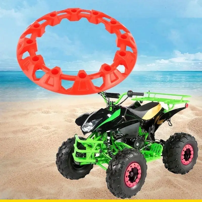 SZCH Easy to Install Stylish ATV Wheel Rims Hub Cover Guard Ornament for Beach Adds and Protects Tyres Accessories