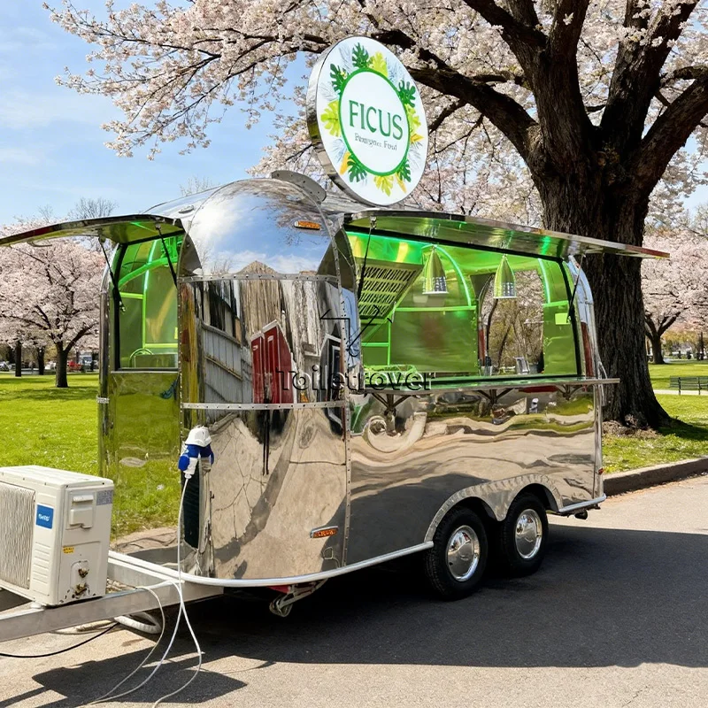 

Mobile Food Truck Fully Equipped Outdoor Mobile Food Van Trailer Bbq Food Truck Kebab Vintage Food Trailer for Sale Canada