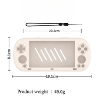 For Trimui Smart Pro Console - Silicone Protective Cover, EVA Hard Case With Waterproof Lanyard - Game Accessories