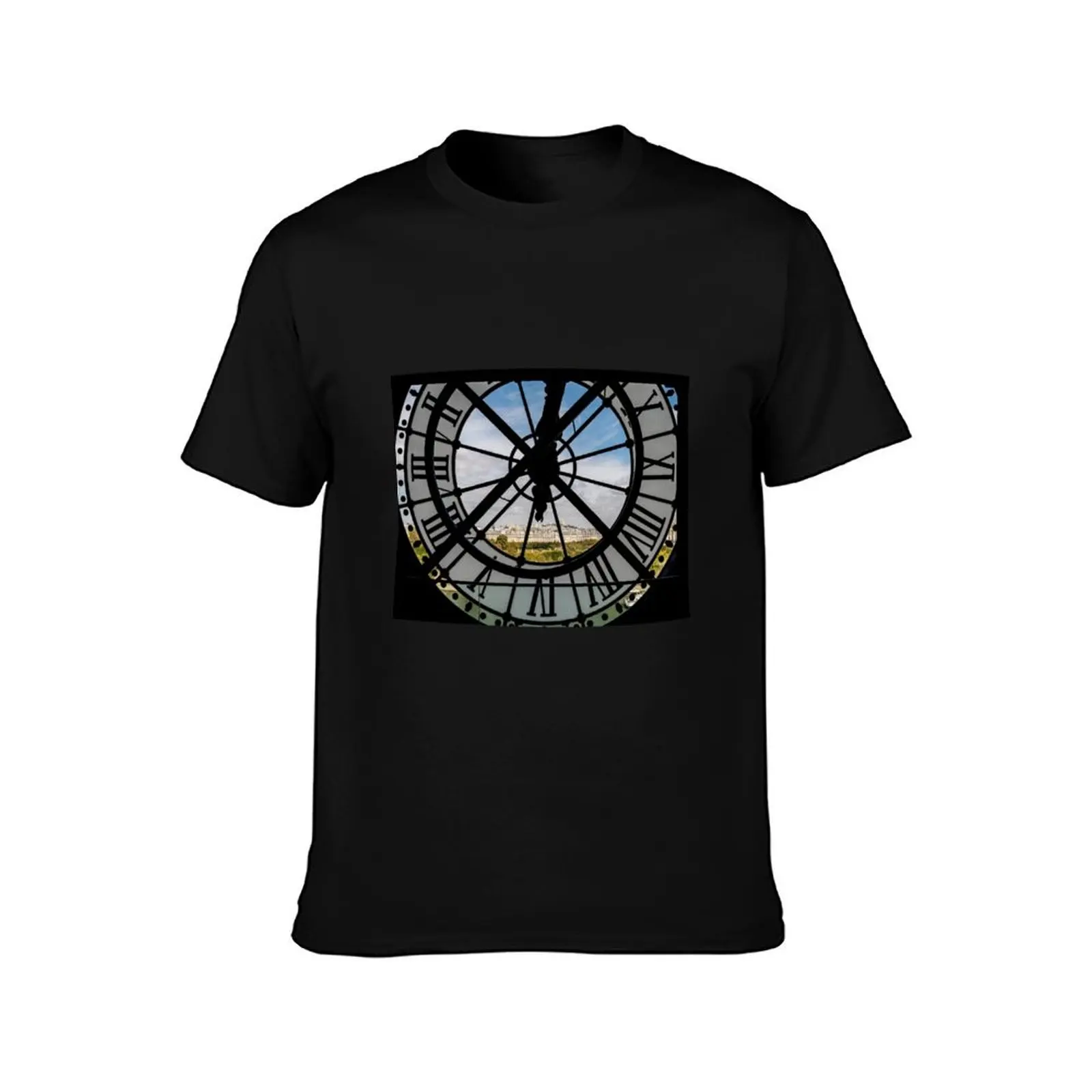 Giant clock - Musee d'Orsay, Paris T-Shirt Urban Style Print T-Shirt