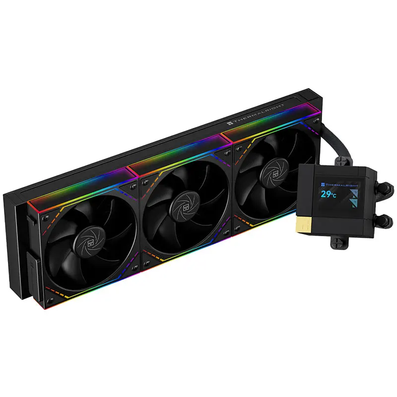 Thermalright CORE MATRIX VISION ARGB Radiador de água fria tudo-em-um, cabeça fria magnética/com ventilador de bloco de construção M12/suporte 1851