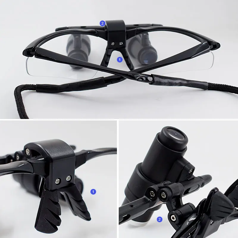 

5.0X-420mm Dental Medical Magnifier High quality Optical focusing Free adjustment