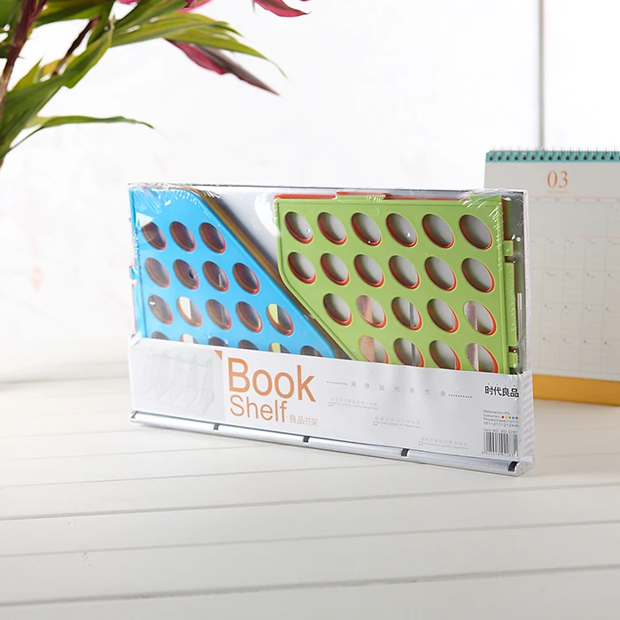 Creative candy color Document Trays Desk Organizer Office Shelves Filing Trays Plastic File Holder Racks document organizer box