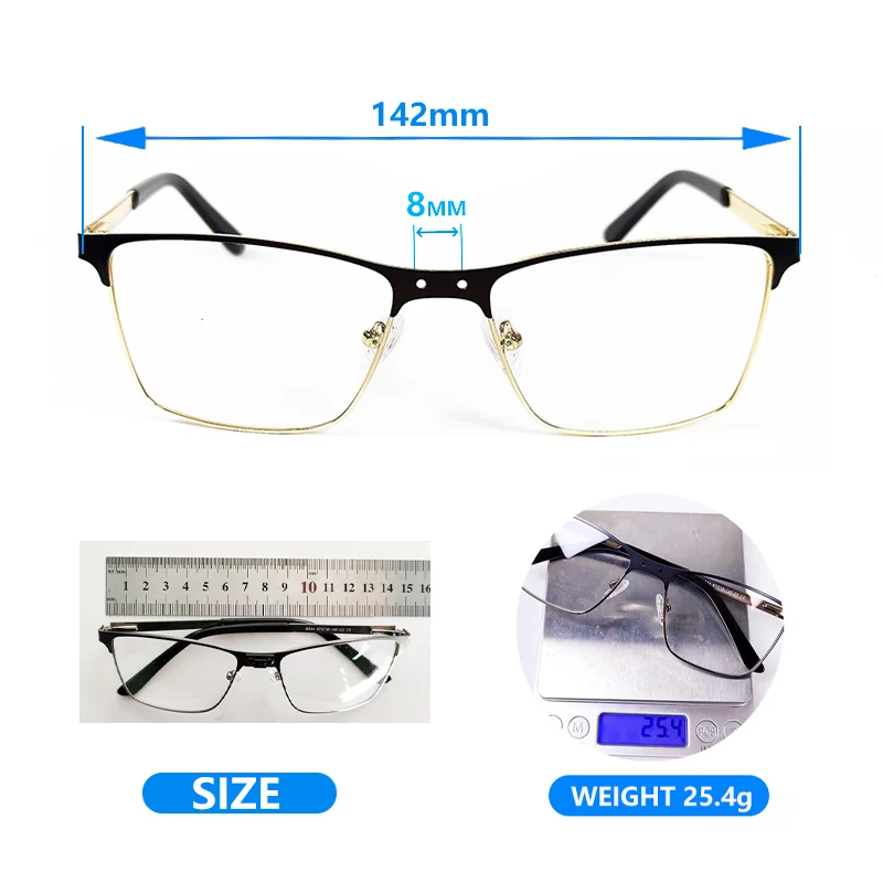 burite New Square Titanium Glasses Photochromic  Light Computer Reading Glasses dental fashion  make TTL loupes