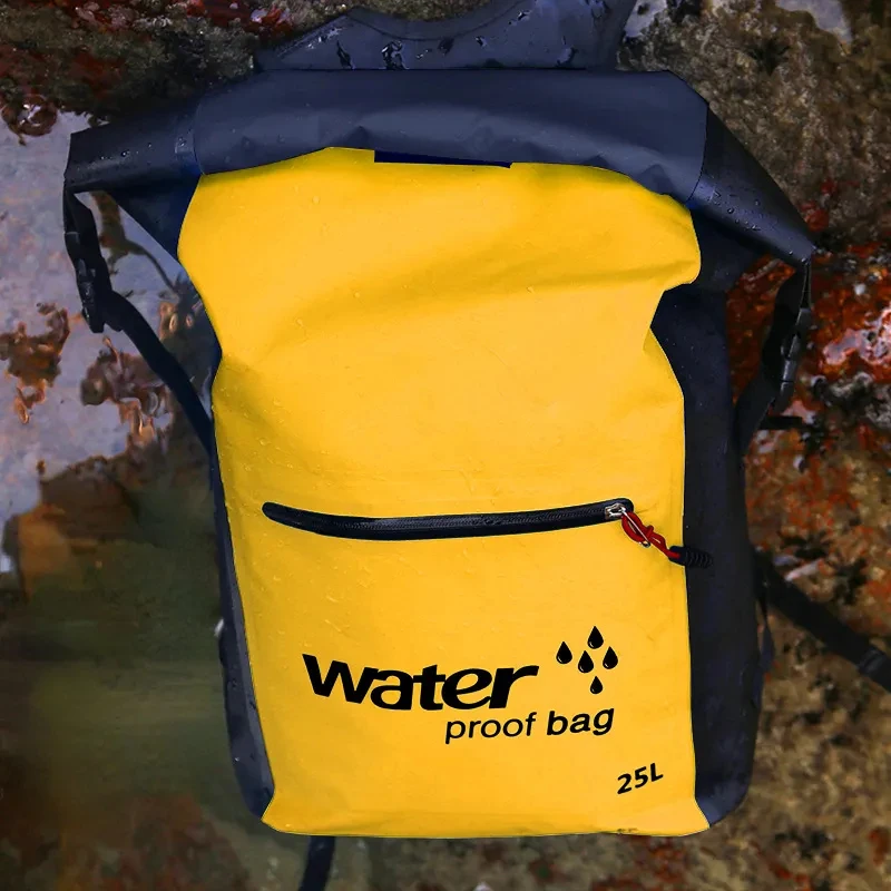 Waterproof Backpack Dry Bag Rafting Bucket Bag Swimming Handbag Outdoor Sack Beach Surfing Rafting  Bucket Bag Travel Backpack