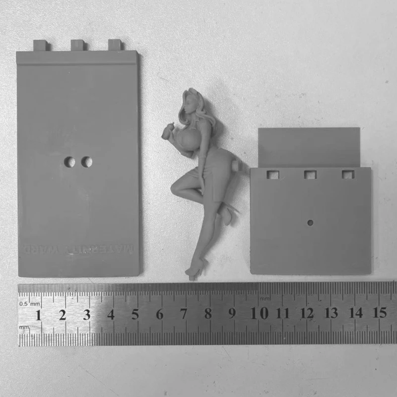 ขนาด1/24การ์ตูนน่ารักพยาบาลหญิงเรซิ่นฟิกเกอร์ชุดประกอบโมเดลของเล่นจินตนาการงานอดิเรกขนาดเล็กไม่ได้ประกอบภาพ