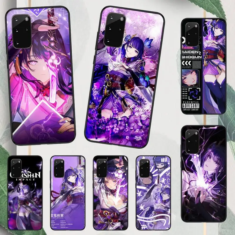 Raiden Shogun Gashin impact Phone Case For Samsung galaxy A S note 23 53 22 20 52 21 13 51 71 32 12 10 fe ultra plus