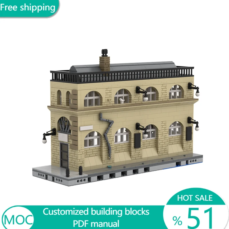 

Набор для сборки 1461 детали: Городская уличная кросс-станция - Тележка и новый стенд MOC. Модульный конструктор для самостоятельной сборки. Развивающая игрушка-подарок для фестивалей.