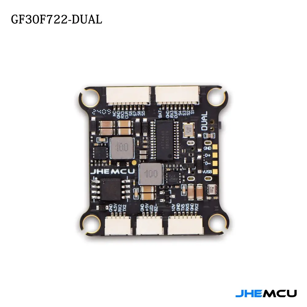 وحدة تحكم JHEMCU-Flight لطائرة بدون طيار RC FPV ، مزدوجة بيك ، جيرو مزدوج ، عالية الوضوح ، 3-6S Lipo ، GF30F722