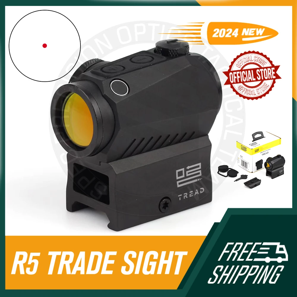 New Tactical Romeo5 1x20mm Tread Closed Red Dot Sight High-Performance Durable Compact 2 MOA Red Dot Sight