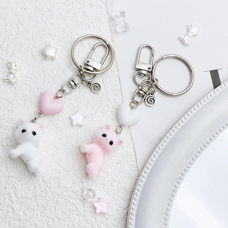 Delicate Animal Phone Ornament Cellphone Chain Keyring Bag Pendant Keychain for Bag Purse Phones Earphones and Keychains