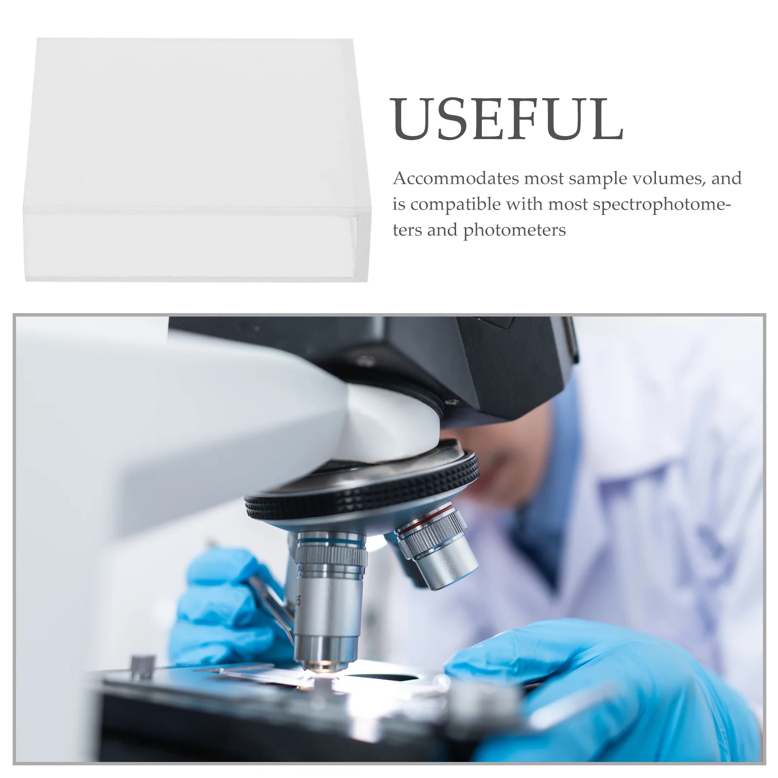 

Glass Cuvette Tool Spectrophotometry Useful Specimen Sample Laboratory Comparative Analysis Optical