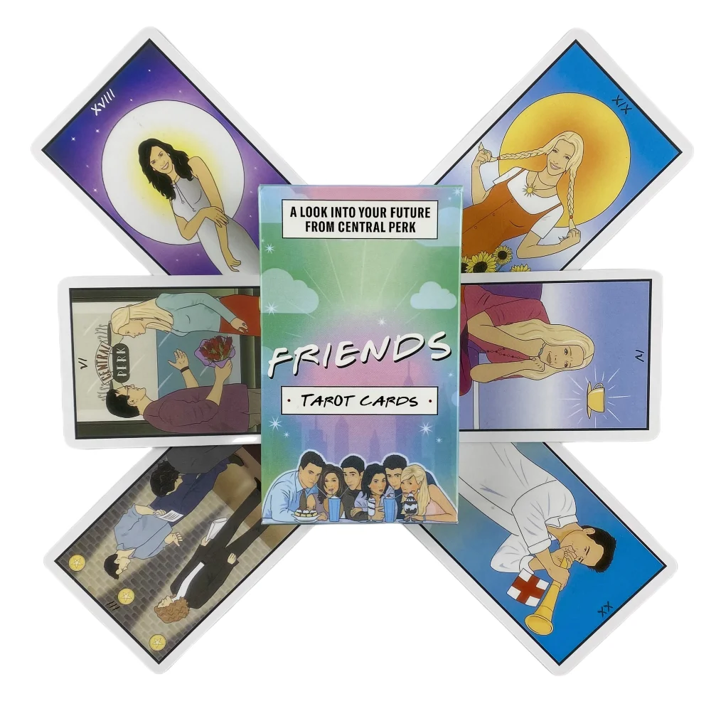 Friends Golden Girls Ghost The One World Tarot Cards Classic Divination Visions Oracle Board Games Deck
