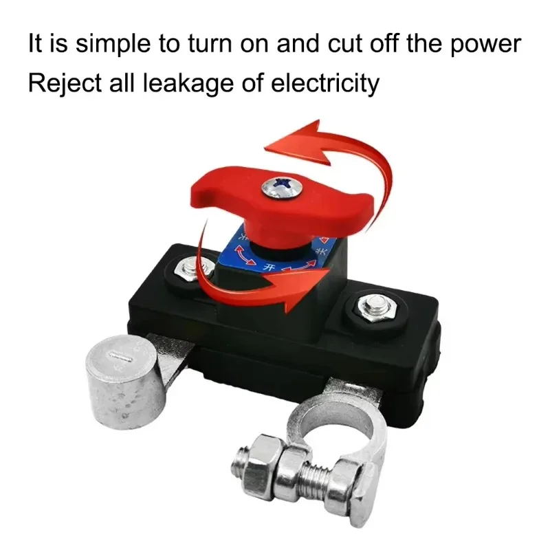 Universal Car Battery Cut‑Off Switch 12V 24V Automatic Disconnect Circuit Breaker Anti‑Leakage Power Protector Auto Accessories