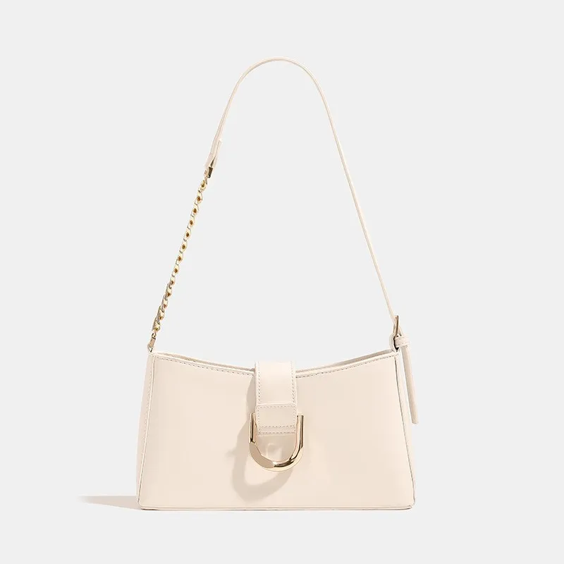 Cross-Border Foreign Trade Underarm Bag 2026 Spring/Summer New Vintage Commuter Shoulder Bag Simple Chain Crossbody Women's Bag