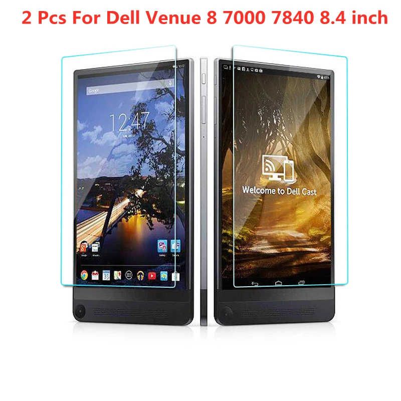 Bộ 2 Kính Cường Lực Cao Cấp Cho Dell Venue 8 7000 7840 8.4 "Máy Tính Bảng Tấm Bảo Vệ Màn Hình Bảo Vệ Bộ Phim