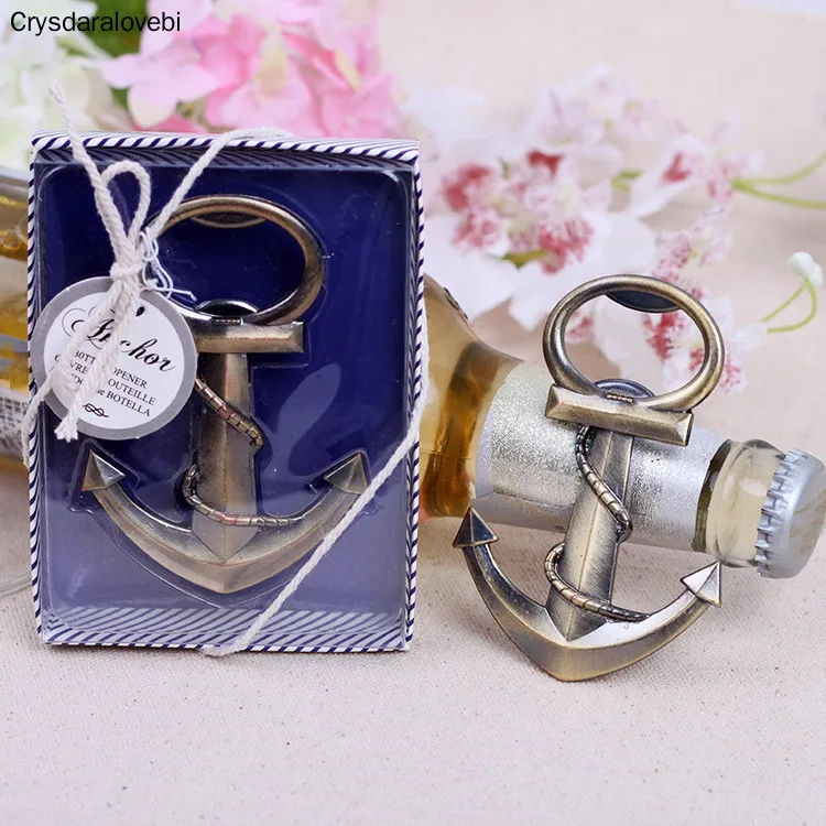 

50pcs Wedding Bottle Opener Anchor Bottle Opener Favor Wedding Shower Party Favor