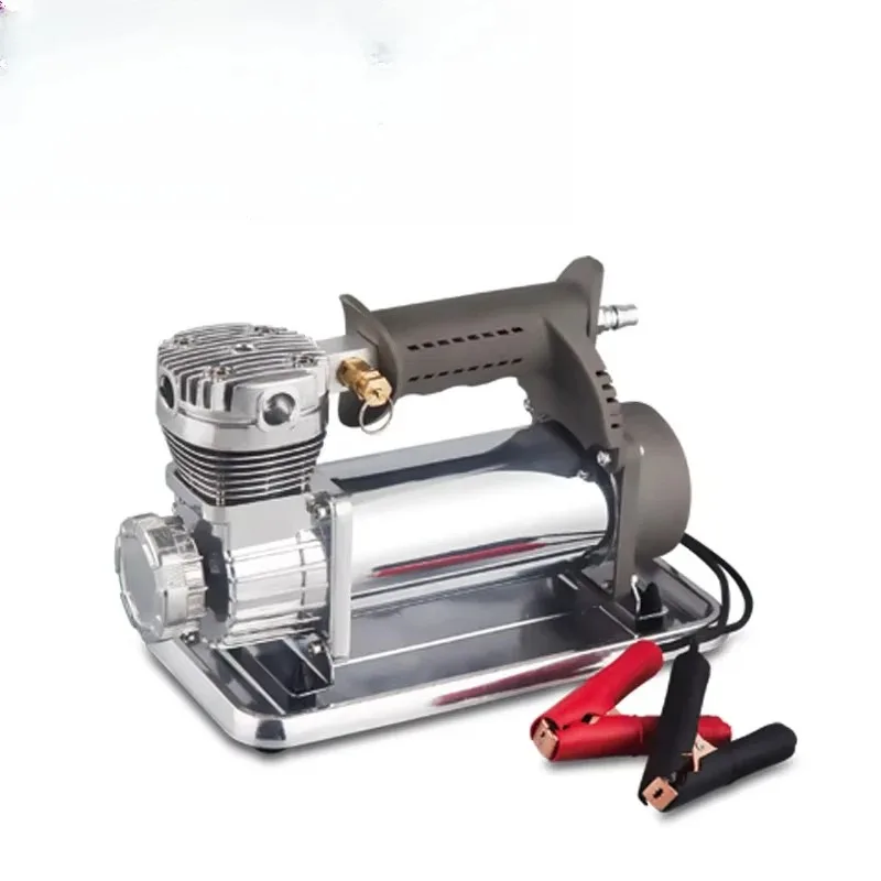 

4X4 heavy-duty portable air compressor -3.5 CFM (12V/30A) | Installed on X off-road tire inflation kit