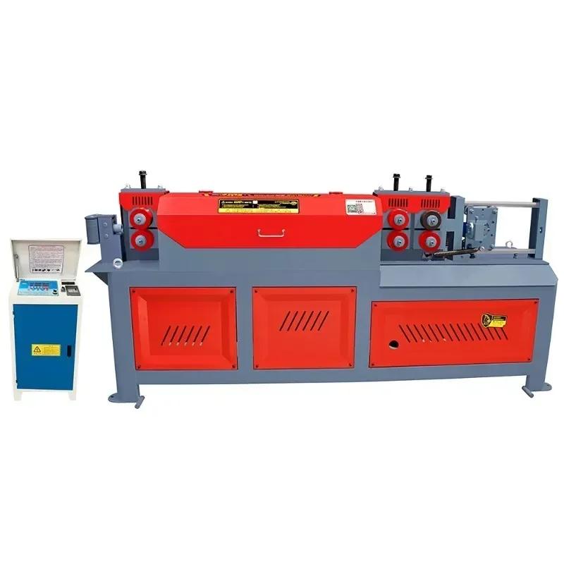 Full Automatic CNC Hydraulic Steel Bar Straightener and Cutter Electric Steel Wire Straightening and Cutting Machine