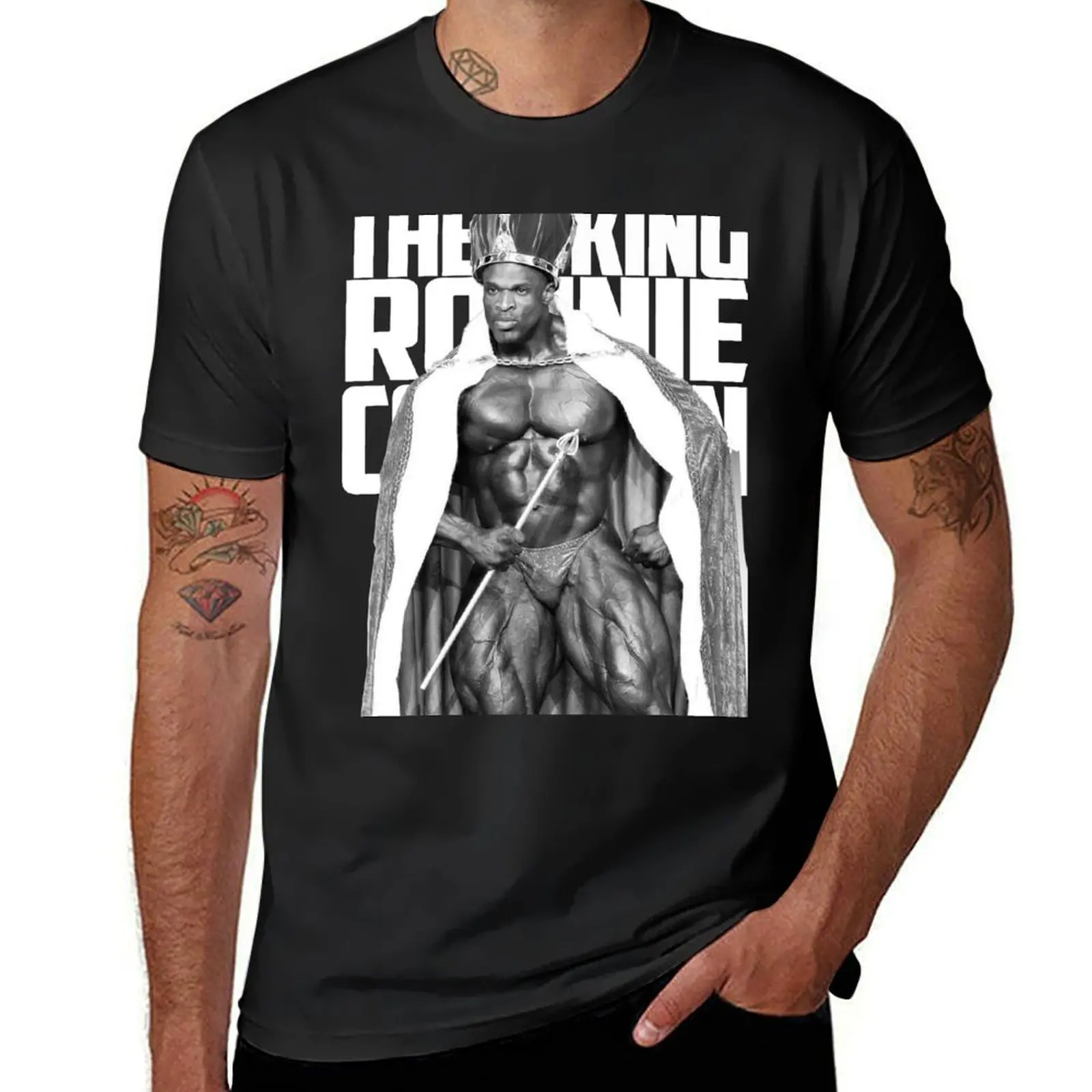 Ronnie Coleman THE KING T-Shirt graphics plus sizes mens graphic t-shirts pack