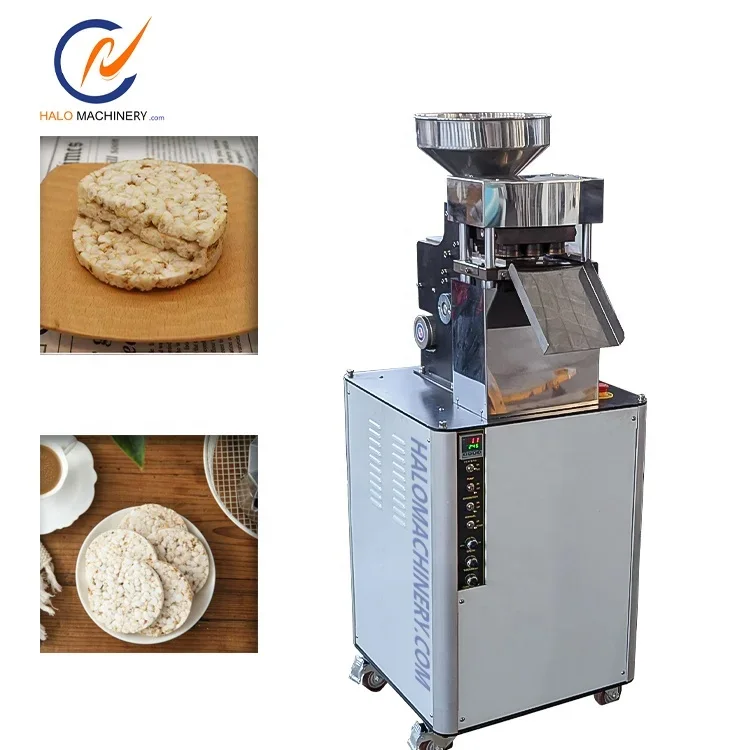 Jinan Halo Popped Cake Making Machine Korean Rice Cake Machine Puffed Rice Cakes Making Machine