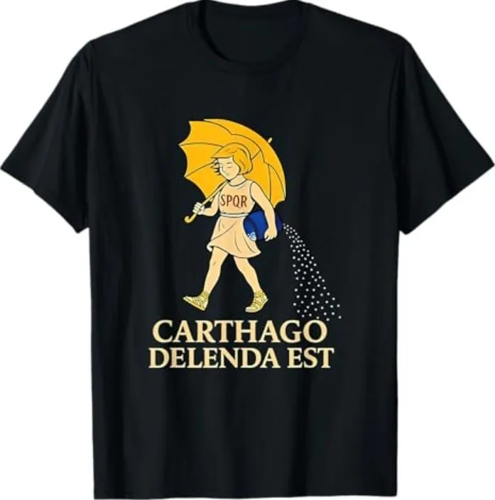 

Delenda EST SPQR Graphic Tee for Men