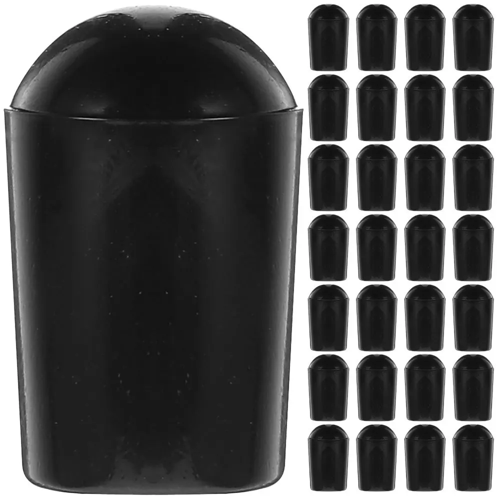 

50Pcs Wire Rack Rubber Tips End Caps for Hangers Shelf Prong Covers PVC Sleeve Protectors for Hanging Hooks Bolts