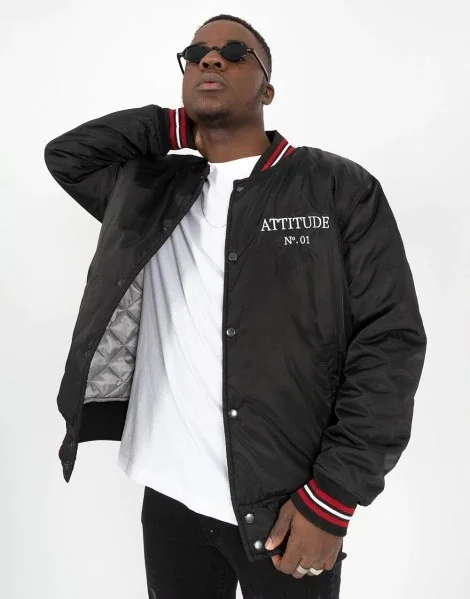 Attitude Men College Jacket NF0408SY