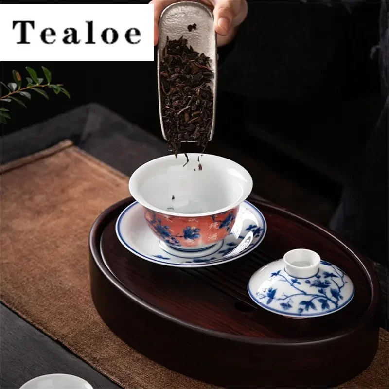 120ML Luxury Yixing Purple Clay Teapots Handmade Bamboo Hat Pot Raw Ore Purple Mud Tea Maker Kettle Zisha Tea Set Collection