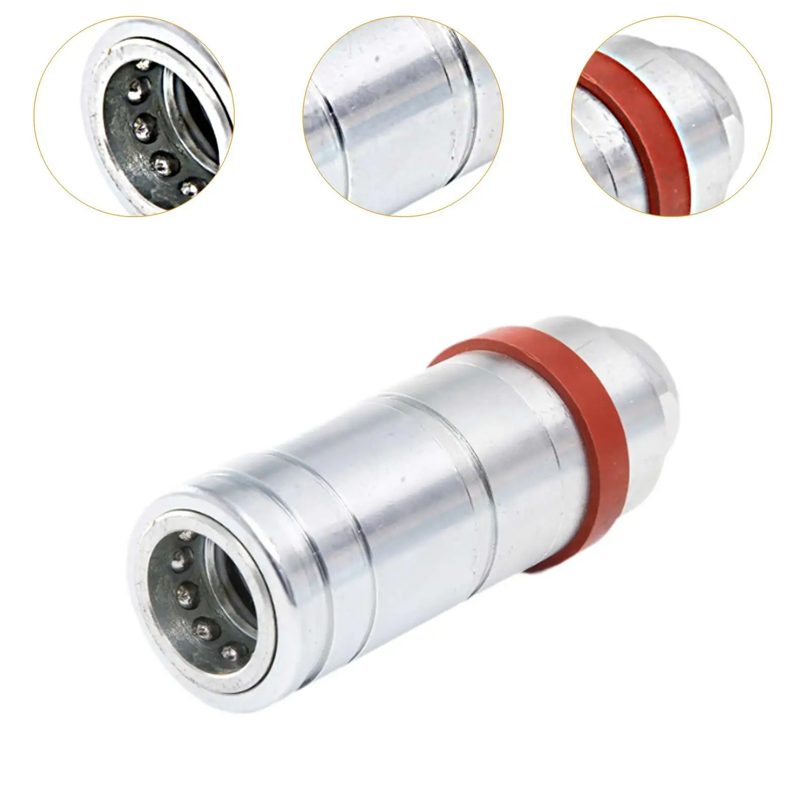 Hydraulic Quick Disconnect Coupler 1 2 Inch Steel Thread Adapter for Agricultural Equipment Replacement AL200979