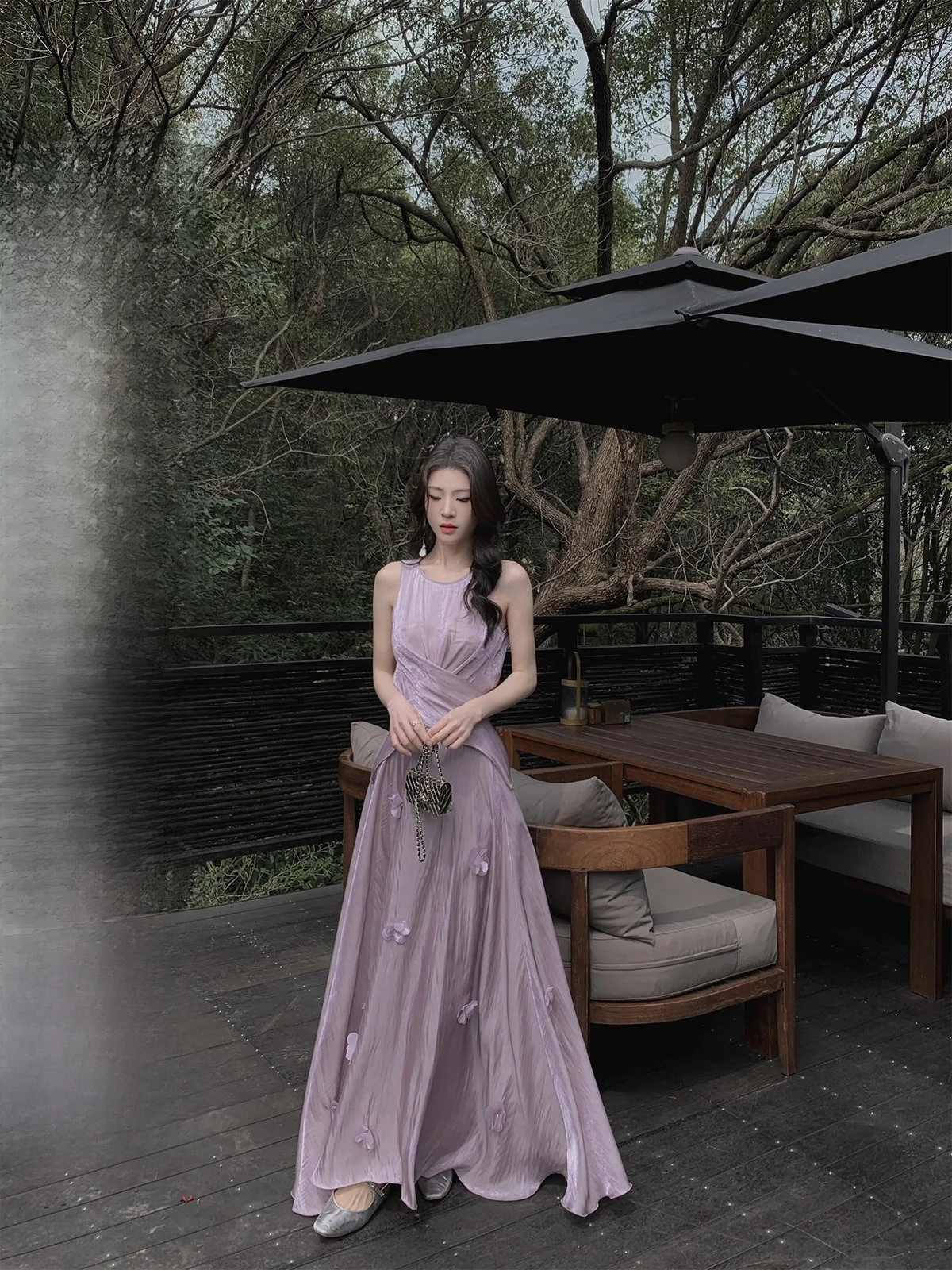 

Комплект Iceollo: фиолетовый жилет и юбка. Красивый женский костюм-двойка для весны и лета. Классический стиль для студенток и офисных сотрудниц.