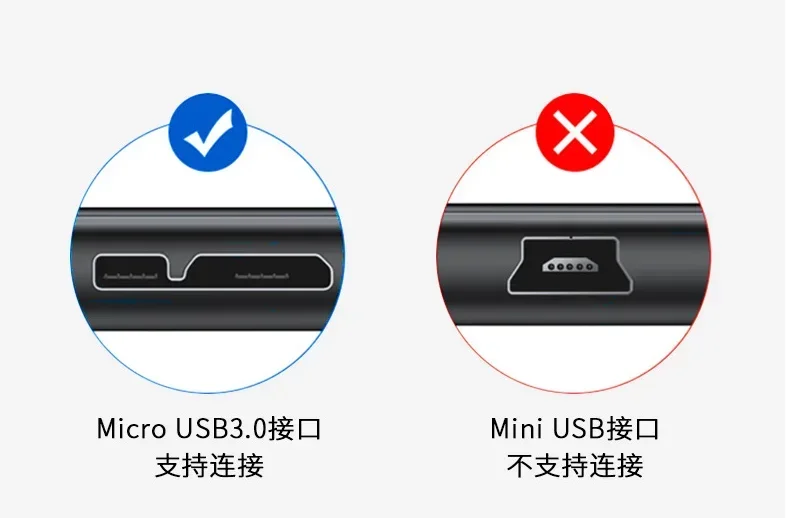 Micro USB 3.0 Cable Type A to Micro B Cable For External Hard Drive Disk HDD Samsung S5 Note3 USB HDD Data Cable