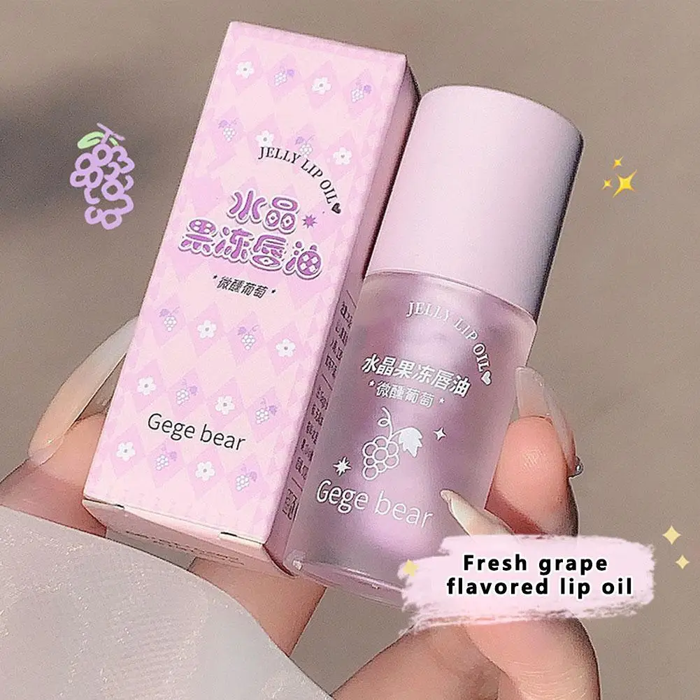 Crystal Jelly Lip GLOSS CLEAR Essence Moisturize Lip Lip Care เส้น Moisturizing เครื่องสําอางกันน้ํา CLEAR Mirror Lip GLOSS G2P9