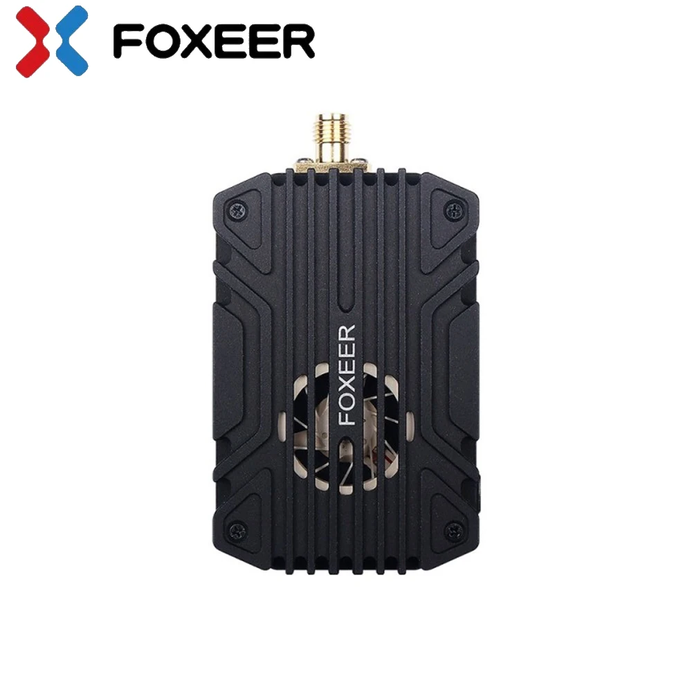 Foxeer Reaper Infinity 5.8G 40CH 5W VTX Build-in Mic Fan CNC Heat Dissipation Shell 20X20mm 9-36V for RC Airplane FPV Long Range