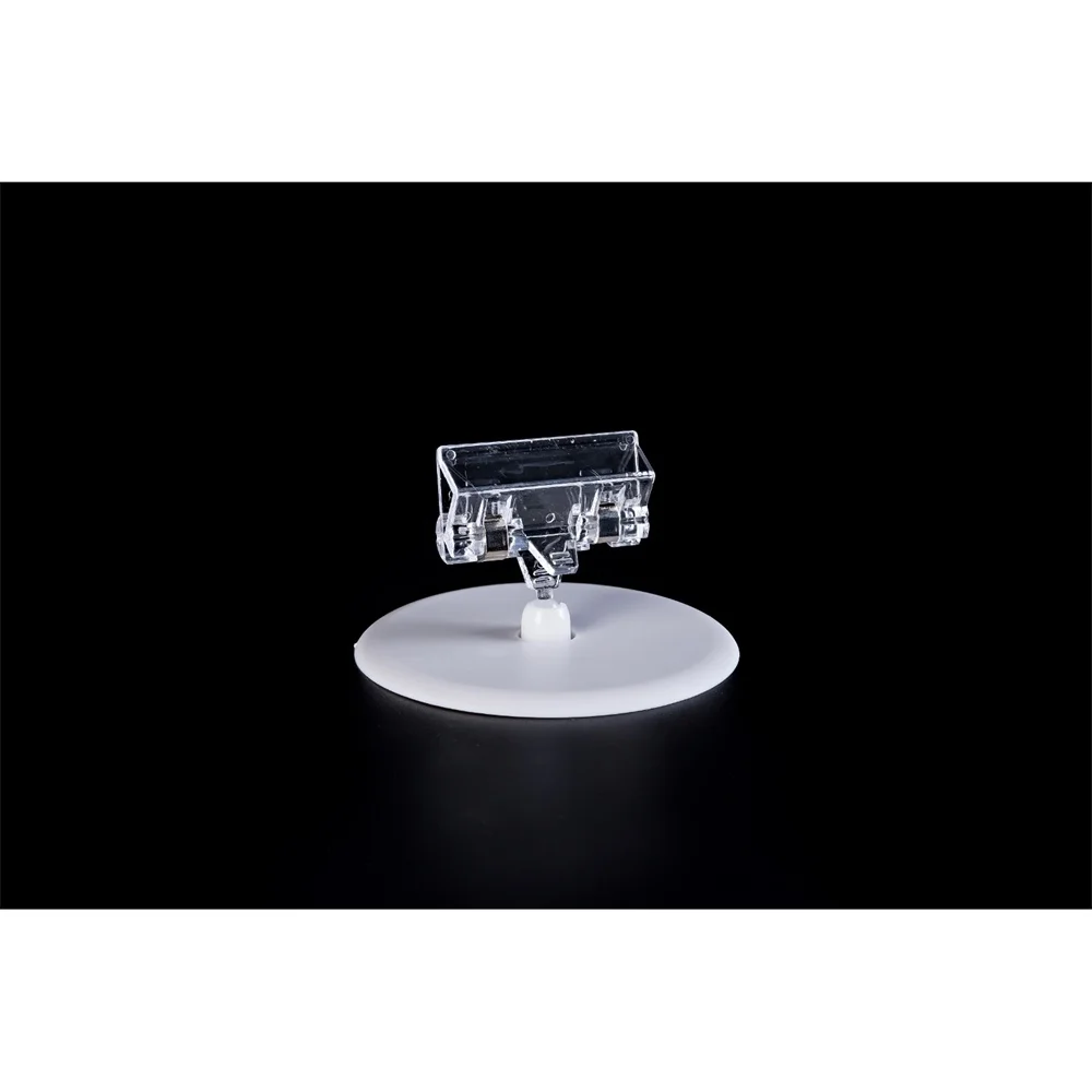 Disc Base Spring Clip Paper Dolls Rocking Display Stand Holder Card Clip Wobbler