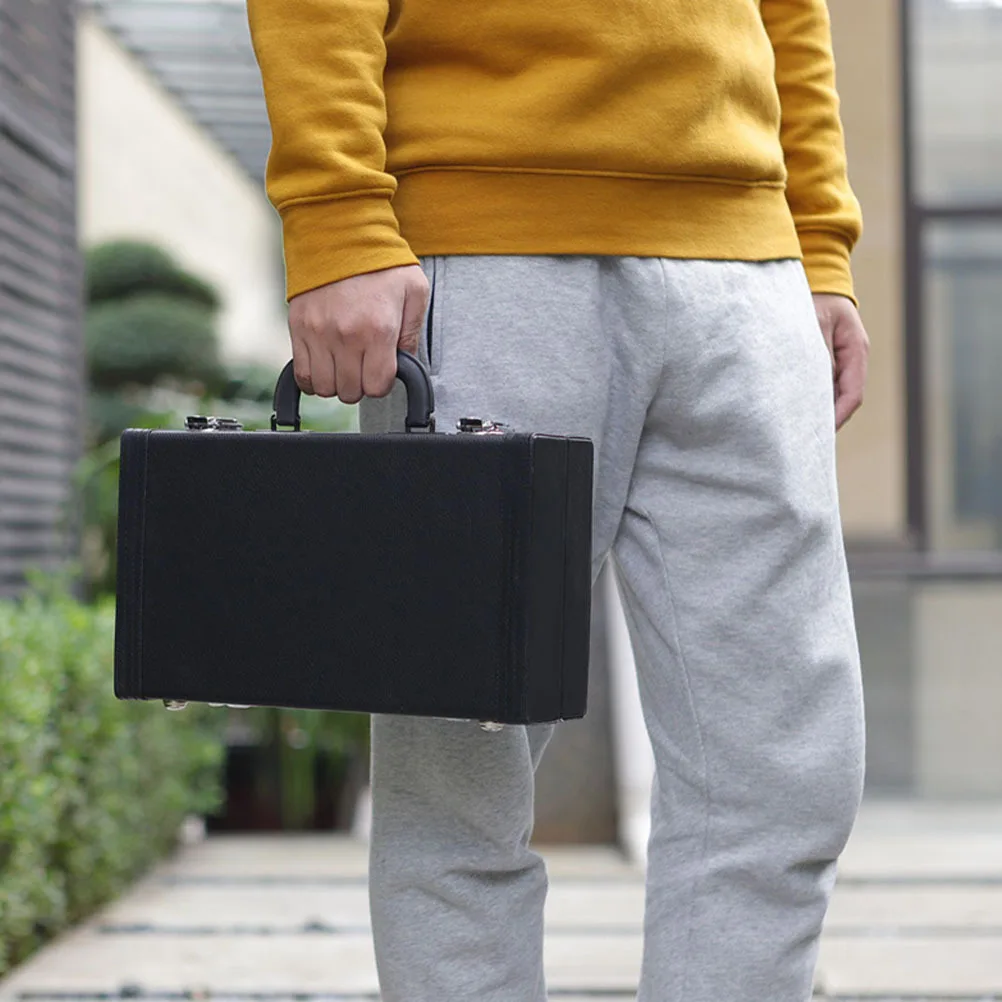 

Premium Black Clarinet Carrying Case Heavy Duty Travel Container Padded Storage Box for Easy Transport and Performance Use