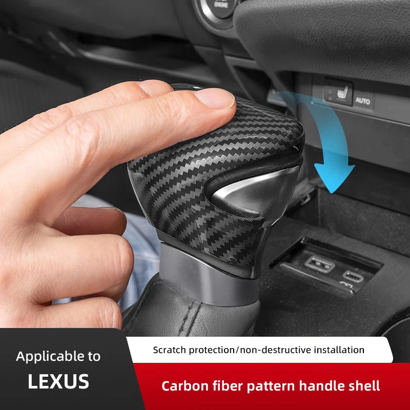 مقبض ناقل حركة السيارة غطاء دليل قضيب شيفتر حماية الحال بالنسبة لكزس F SPORT ES RX NX LS UX LM LX GX LC RZ IS CT GS RC HS SC TX L #6