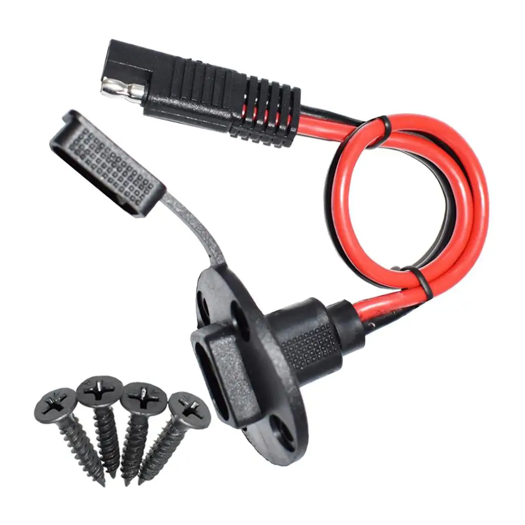 EC5 Plug to O Type Terminal Copper Wire SAE Connector Cable Quick Disconnect for Electric Toy Tractor Car Truck Solar Panels