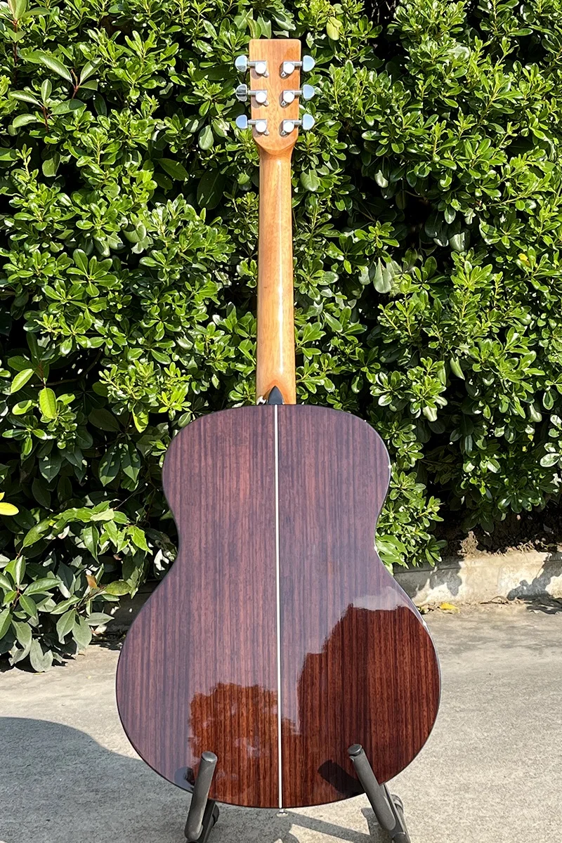 اليدوية عالية الجودة 40 بوصة SJ نمط الصلبة شجرة التنوب العلوي الصوتية الغيتار لامعة الصلب سلسلة آلة موسيقية #5