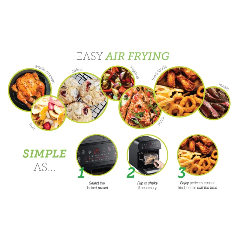 Hot seller Multi Electric air fryer  factory big capacity Air fryer oven  no oil deep fryer