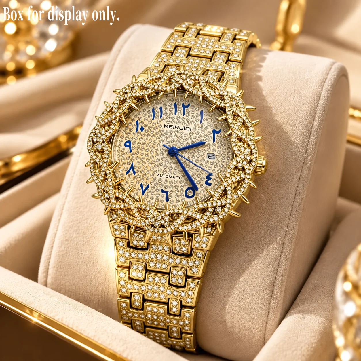 Men's Bramble Arabian Watch, Full Chain Festival Styling Strap, Hip Hop Personality Party Daily Watch