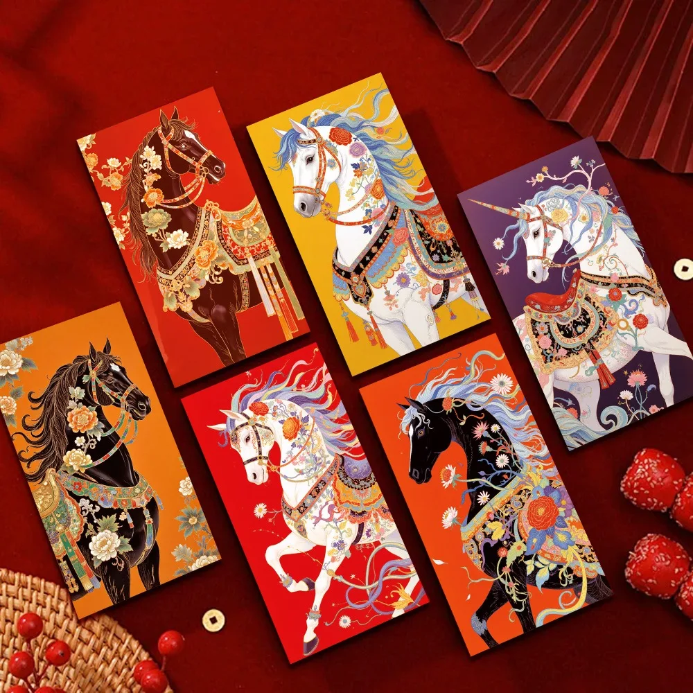 6Pcs New Horse Year…