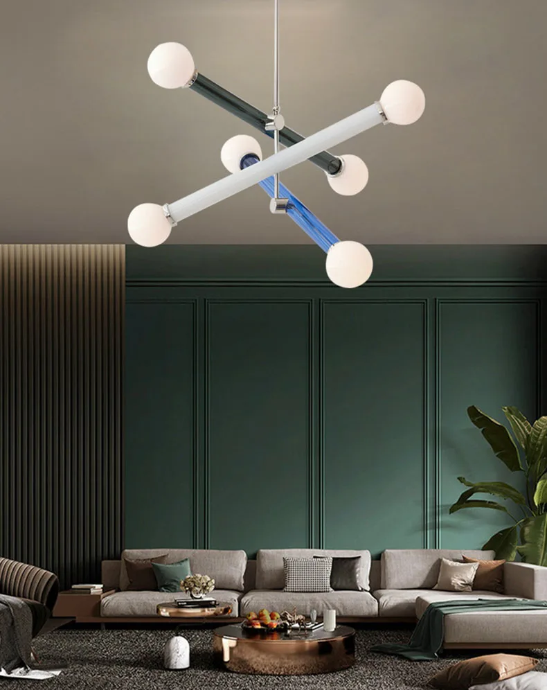Minimalist Colorful Chandelier